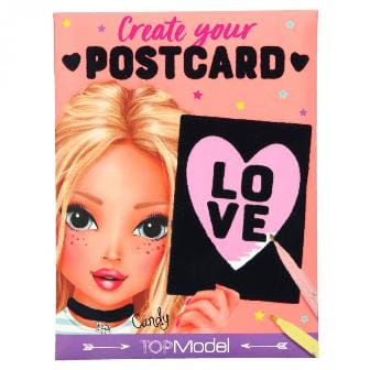 TOPModel Create Your Postcard de terciopelo
