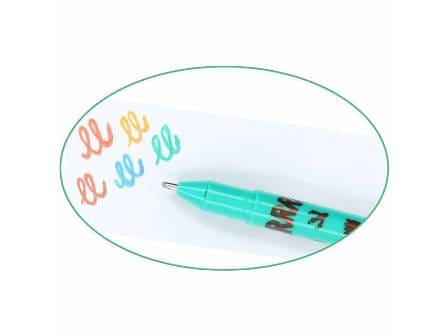 Dino World - Set con 5 Rollers de tinta Gel suave - colores brillantes