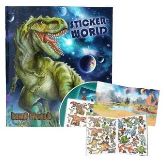 Stickerworld GALAXY con páginas laminadas para poner y sacar los stickers creando mundos