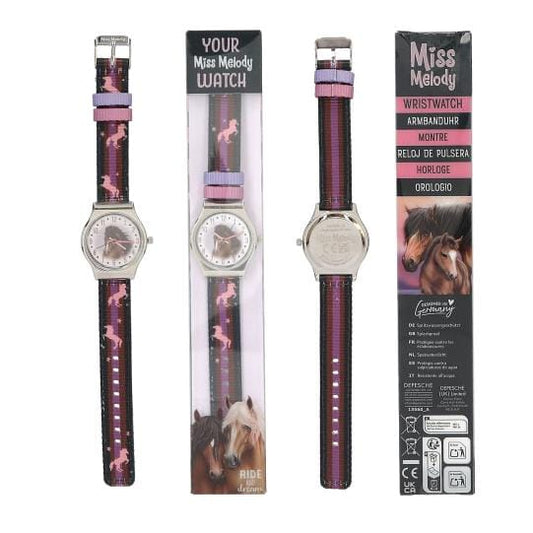 Miss Melody - Precioso reloj de pulsera para los amantes de los caballos