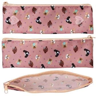 Estuche relleno con otro estuche extra diseno de perritos Kitty and Doggy TOPModel
