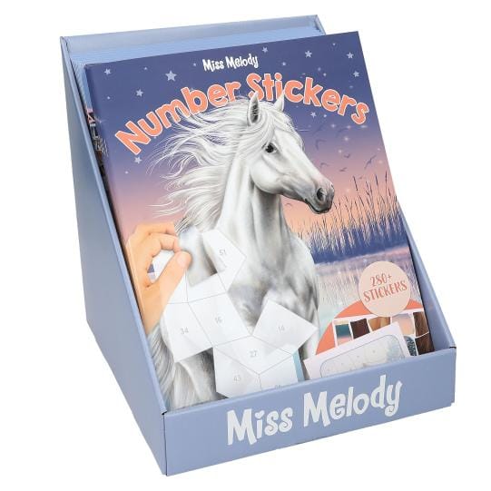 Number stickers - Libro de pegatinas por numeros con nuevo diseno de Miss Melody