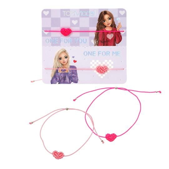 TOPModel BFF Set de pulseras de corazón para la mejor amiga