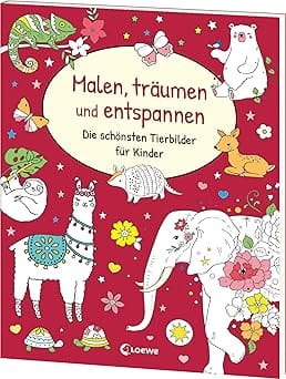Precioso libro para pintar Animales - Pintar sonar y relajar