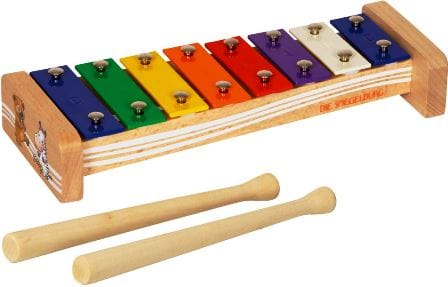 Colorido Xilófono de metal y madera de Los 7 carinos