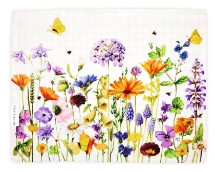 Bienvenido al mundo mágico floral - Set con 2 preciosos individuales con motivos florales