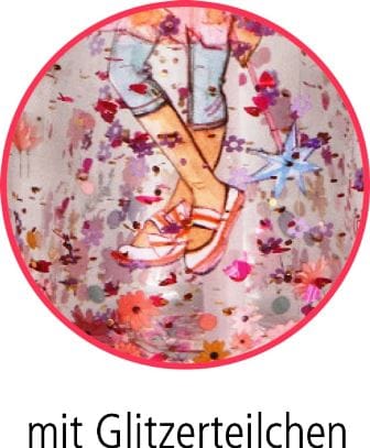 Botella de 0.3l con brillos y imagen de la Princess Lillifee ¡Que encanto