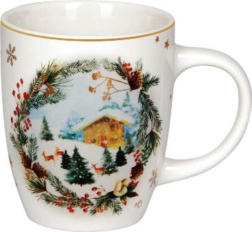 Taza de porcelana - Bosque mágico de invierno