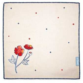 Servilletas de tela Flor (2 piezas) de la coleccion LandLust de 100% algodón