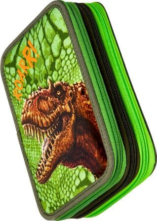 Estuche triple vacio para lápices de T-Rex World