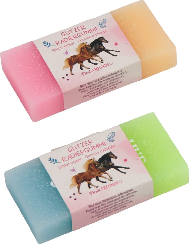 Goma de borrar brillante para los Amigos de los caballos