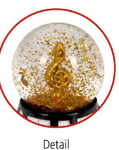 Mini Bola de nieve de vidrio XS de All about music