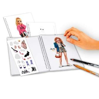 TOPModel Pocket Colouring Book - Disena tu estilo