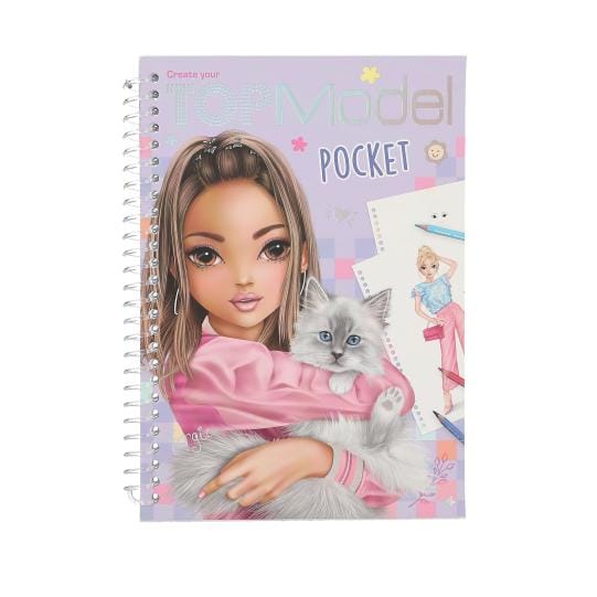 Pocket cuaderno pequeno para colorear TOPModel