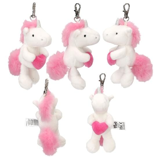 Lindo Llavero de peluche unicornio - elige el tuyo