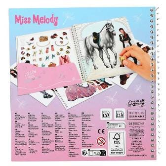 Dress Me Up de Miss Melody - Creando lindos looks de los jinetes y sus caballos con muchos stickers