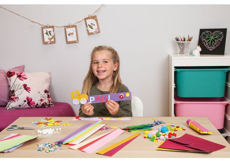Kit de manualidades pink con 400 piezas de LENA -