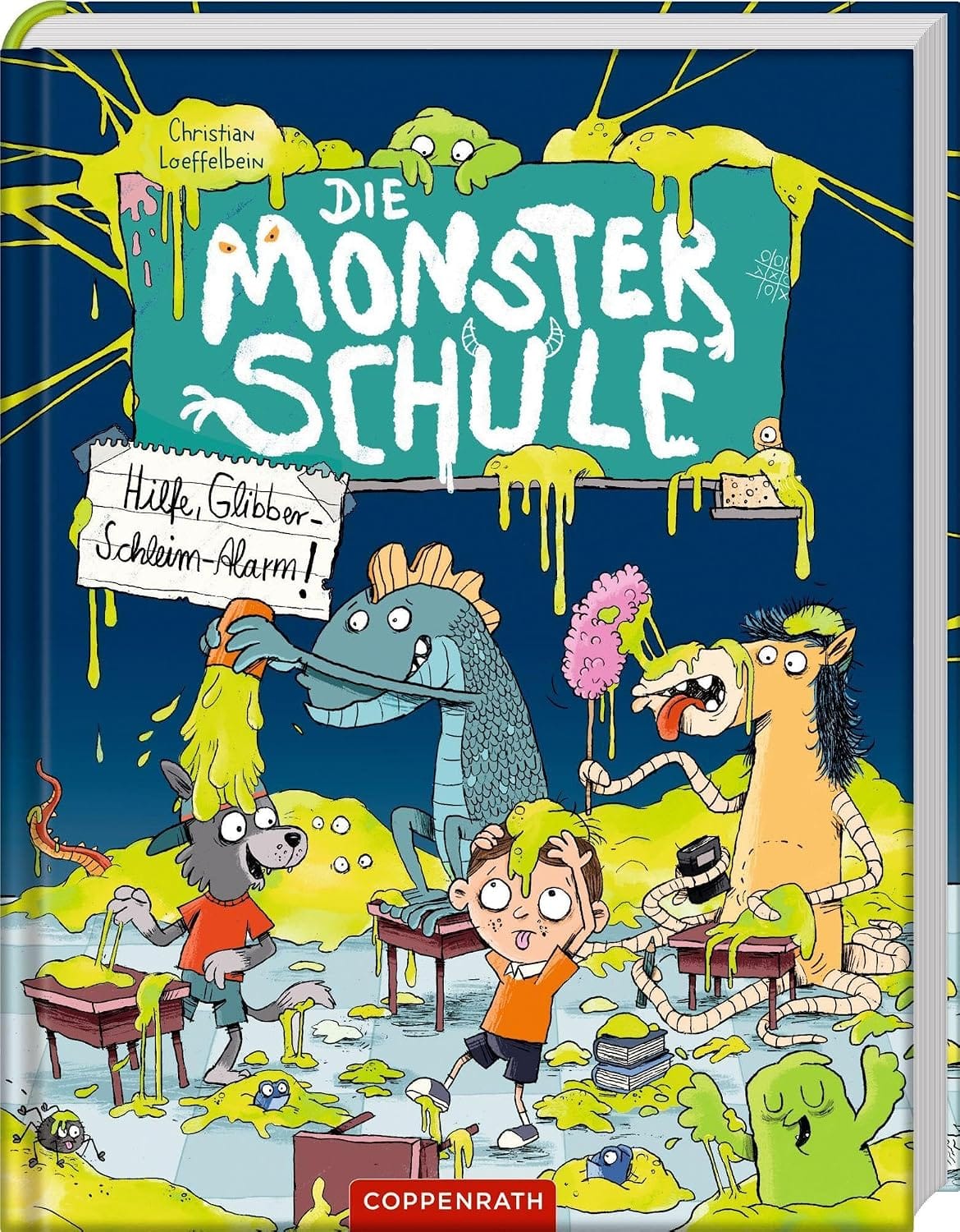 Die Monsterschule Hilfe, Glibber-Schleim-Alarm - Ayuda en la escuela de monstruos, alerta de slime
