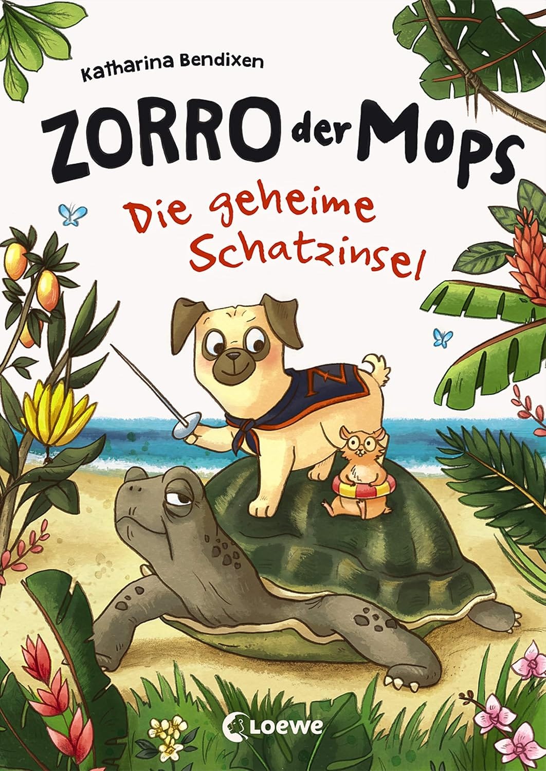 Zorro, der Mops Die Geheime Schatzinsel - La isla del tesoro secreta 3 - Libro en Alemán