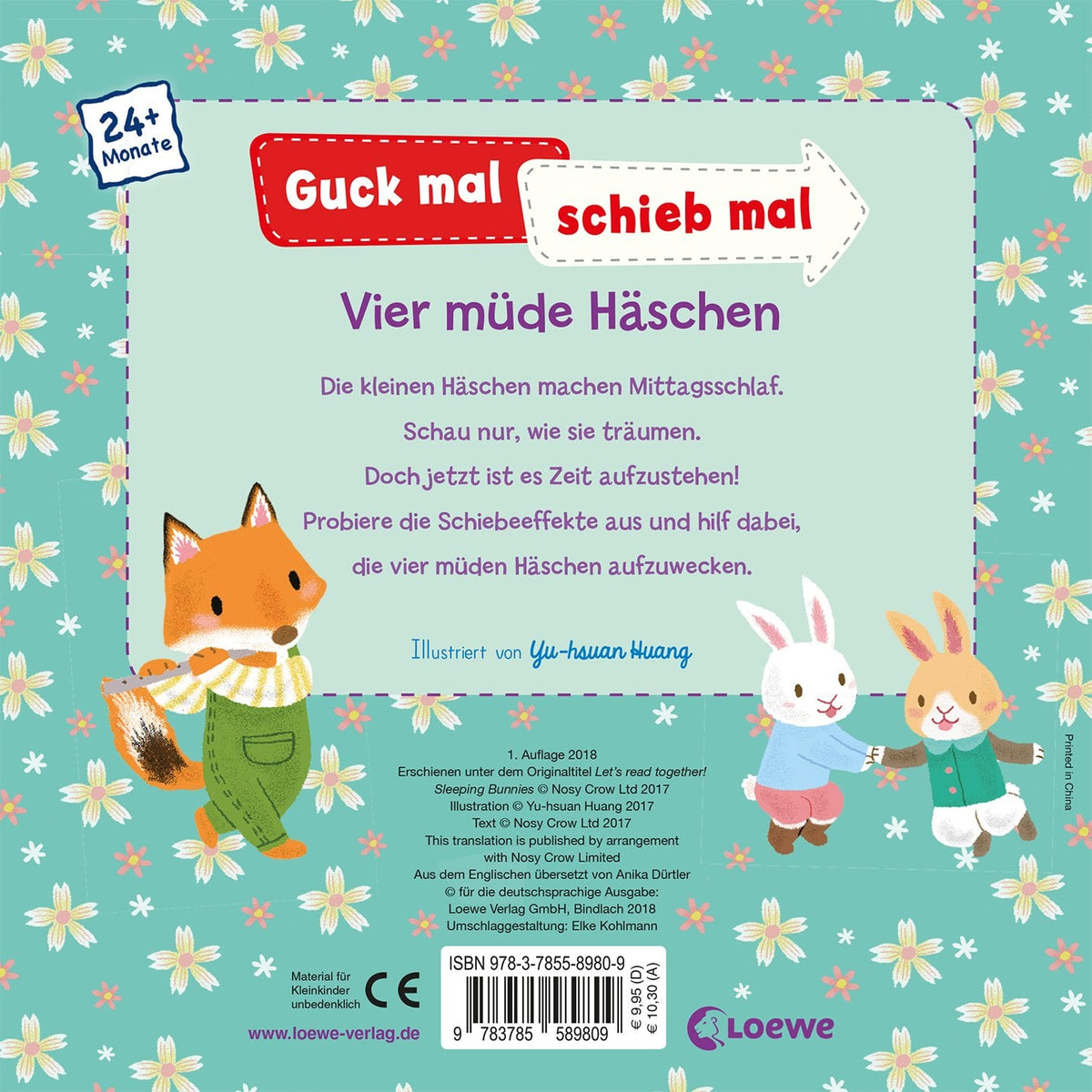 Guck mal, schieb mal - Vier müde Häschen