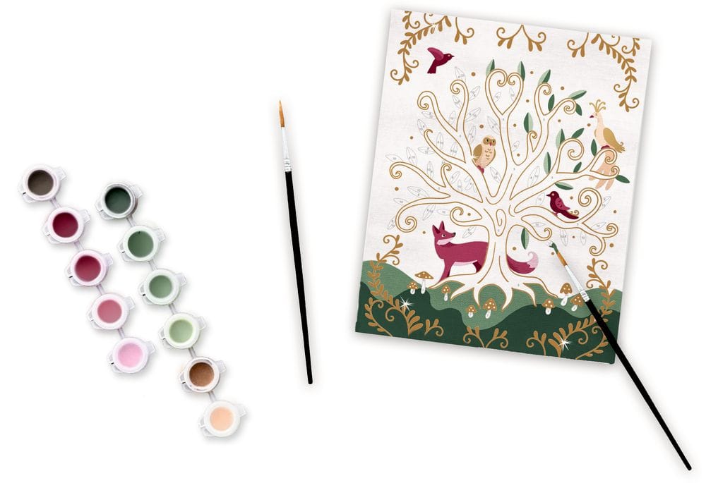 Pintar por números en lienzo - Bosques Mágicos - Malen nach Zahlen auf Leinwand Magic Woods