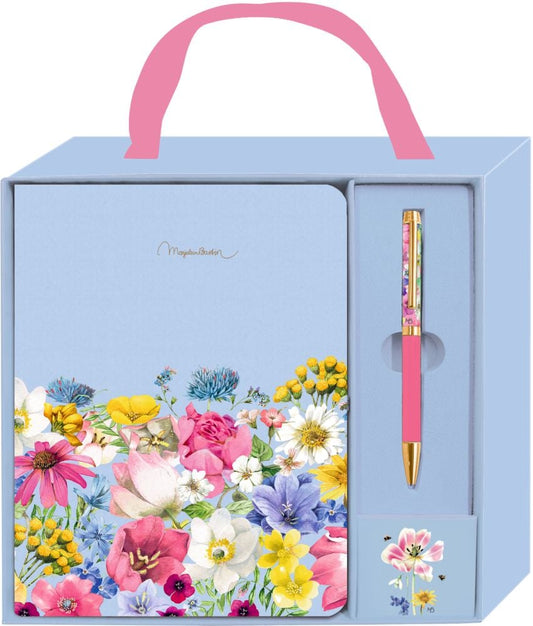 Precioso set de regalo - Cuaderno con bolígrafo - Amor por el jardín