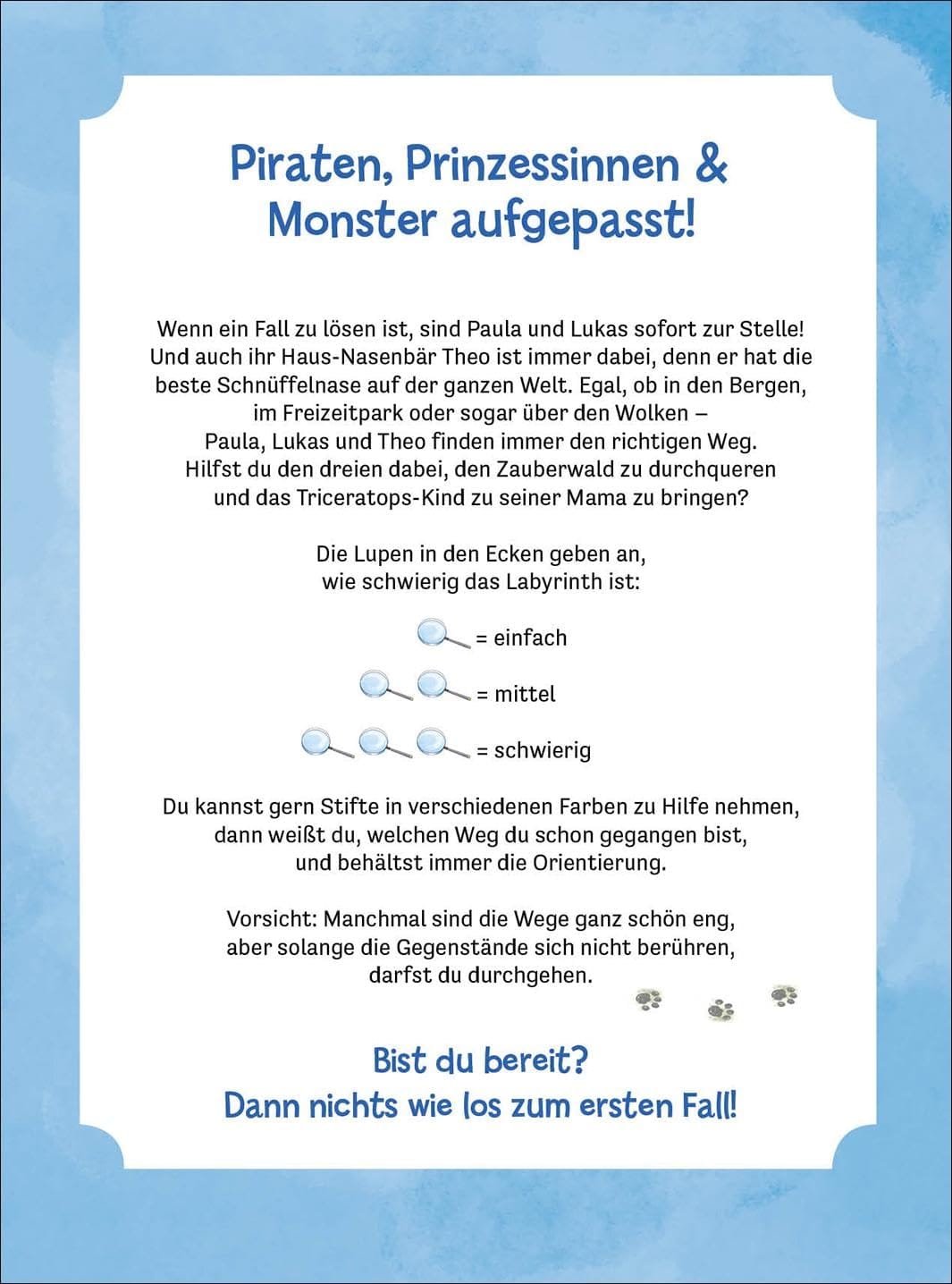 Die Labyrinth-Detektive und der geheimnisvolle Zauberer - Findest du den Weg? - 33 Labyrinthe