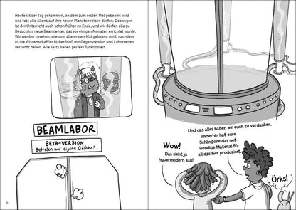 Die Weltraumschule Band 2 - Ein schleimiger Spion - Kinderbuch ab 10 Jahre - Wenn lesen WOW macht