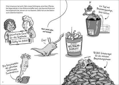 Die Weltraumschule Band 2 - Ein schleimiger Spion - Kinderbuch ab 10 Jahre - Wenn lesen WOW macht