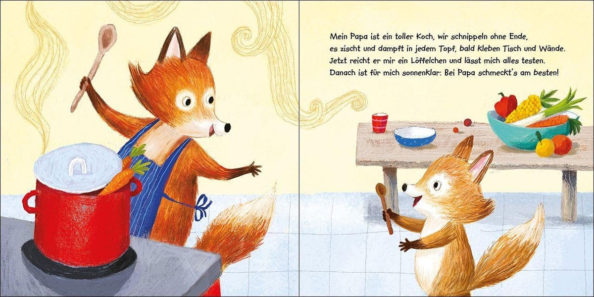 So toll ist mein Papa  Así genial es mi papá   Libro con texto en alemán