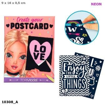 TOPModel  Create Your Postcard  de terciopelo