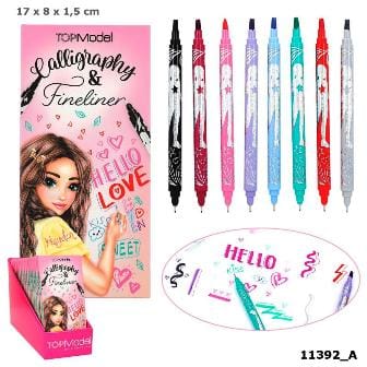 TOPModel Set de caligrafía y rotuladores - Aprende el Handlettering de la forma más linda