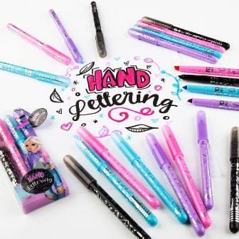 TOPModel - Set de 4 rotuladores con puntas especiales para handlettering & caligrafía