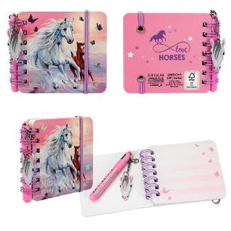 Miss Melody - Pequeno set para tomar notas - Libreta pequena con bolígrafo