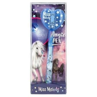 Bolígrafo secreto con luz LED y tinta invisible con el precioso diseno de Miss Melody