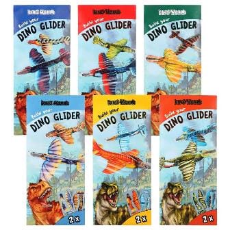 Dino World - Construye tu planeador Dino - Set con dos planeadores