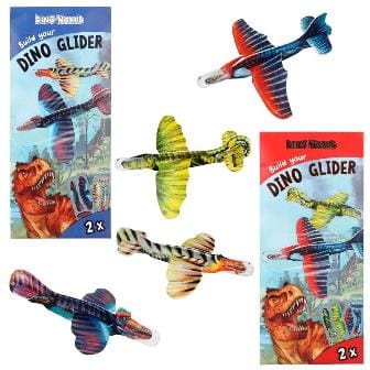 Dino World - Construye tu planeador Dino - Set con dos planeadores