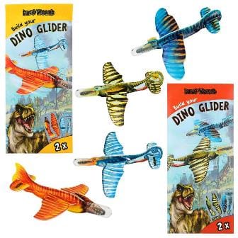 Dino World - Construye tu planeador Dino - Set con dos planeadores