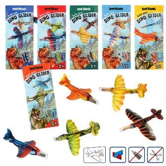 Dino World - Construye tu planeador Dino - Set con dos planeadores