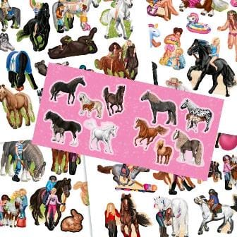 Miss Melody mini Sticker Fun - Creando el mini mundo de los caballos con stickers