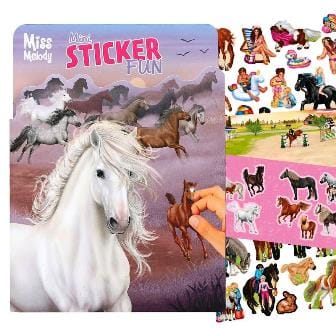 Miss Melody mini Sticker Fun - Creando el mini mundo de los caballos con stickers
