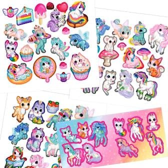 Ylvi mini Sticker Fun - Creando el mini mundo de los unicornios y sus amigos con stickers