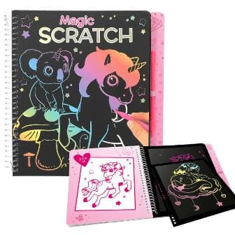 Ylvi Magic Scratch - Páginas negras transformandose en un mundo maravilloso y colorido