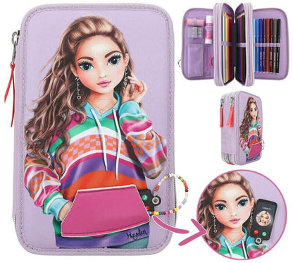 TopModel Estuche triple Joy con 38 lápices y mucho más