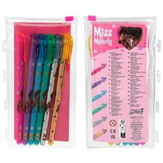 Miss Melody - Crea tus caballos glitter - Dibujos divertidos y brillantes