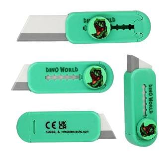 Goma de borrar en entretenida forma de corta carton de Dino World