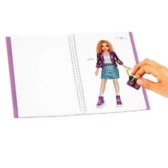 TOPModel cuaderno Dress Me Up grande REBEL KITTY