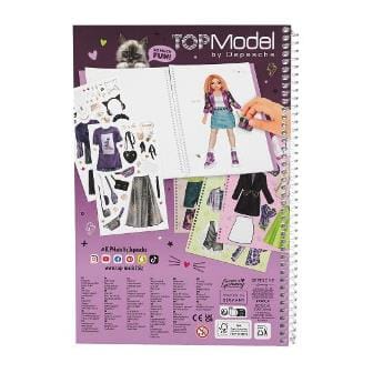 TOPModel cuaderno Dress Me Up grande REBEL KITTY