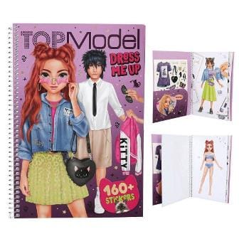 TOPModel cuaderno Dress Me Up grande REBEL KITTY