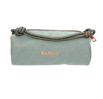 Precioso estuche rosado y verde Romantic Fields de Miss Melody